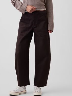Gap midrise  barrel pants